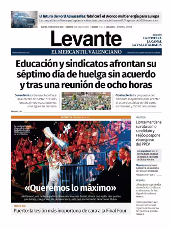Levante EMV (Costera) - 19 mayo 2026