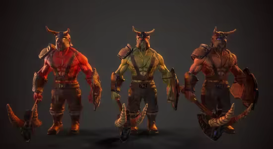 FAB - Orc warrior axe and shield. (4.27 and 5.0 – 5.7)