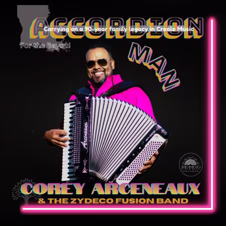 Corey Arceneaux and the Zydeco Fusion Band - Accordion Man (2026) Hi-Res