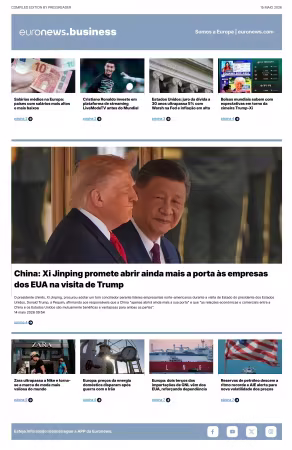 Euronews Business (Portuguese) - 15 maio 2026