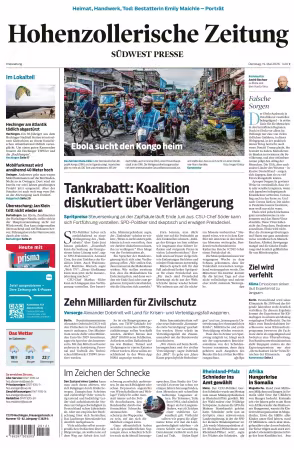 Hohenzollerische Zeitung - 19 Mai 2026