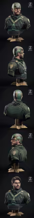 Zenith Studios – Soldier Boy Bust – 3D Print Model