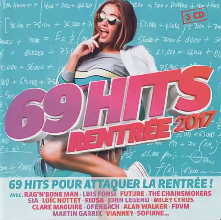 VA - 69 Hits Rentrée 2017[3CD] (2017)