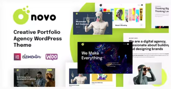Themeforest - Onovo v1.6.1 - Creative Portfolio Agency WordPress Theme 45878490