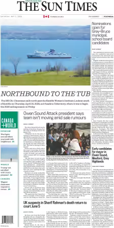 The Sun Times (Owen Sound) - 2 May 2026