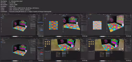 Design A Gaming Exhibition Booth In Blender