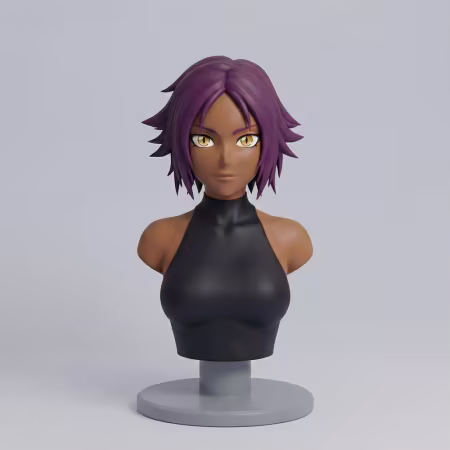 Pablo Figurines – Yoruichi Bust – 3D Print Model