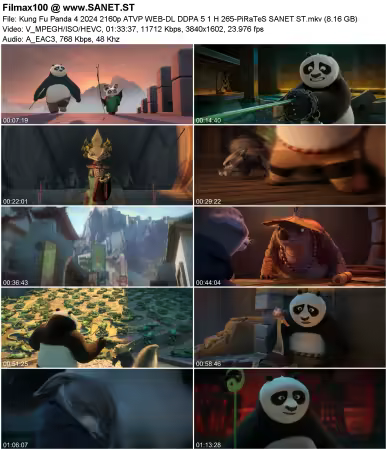 Kung Fu Panda 4 2024 2160p ATVP WEB-DL DDPA 5.1 H265-PiRaTeS