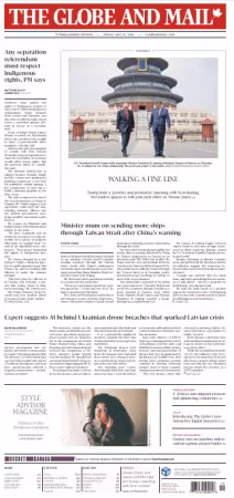The Globe and Mail - Ottawa/Quebec Edition, May 15, 2026