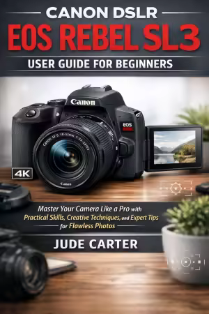 CANON DSLR EOS REBEL SL3 USER GUIDE FOR BEGINNERS