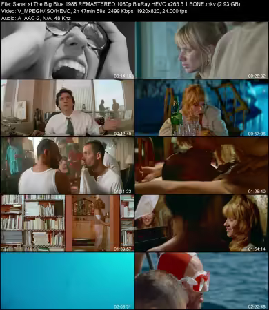 The Big Blue 1988 REMASTERED 1080p BluRay HEVC x265 5.1 BONE