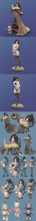 DiNamuuu3D – Lulu FFX – 3D Print Model