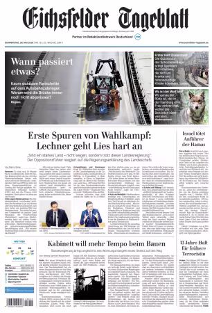 Eichsfelder Tageblatt - 28 Mai 2026