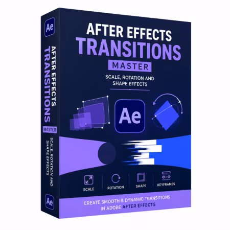 After Effects Transitions: Master Scale, Rotation, and Shape Effects