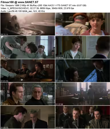Sleepers 1996 2160p 4K BluRay x265 10bit AAC5.1-YTS