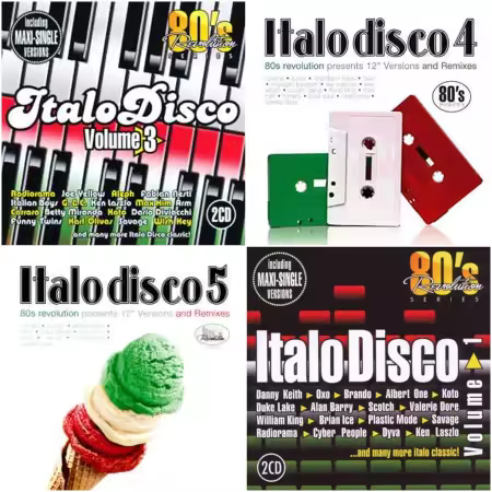 VA - 80's Revolution - Italo Disco Volums 1-5 (2009-2013) MP3
