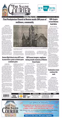 The Saline Courier - 14 May 2026