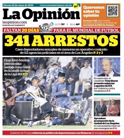 La Opinion - 22 mayo 2026