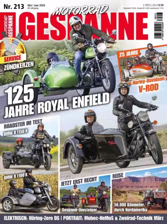 MOTORRAD-GESPANNE - Nr.213 2026