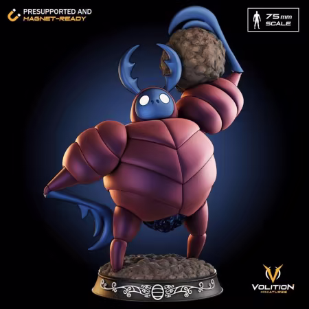 Volition Miniatures – Hollow Knight – Dung Defender – 3D Print Model
