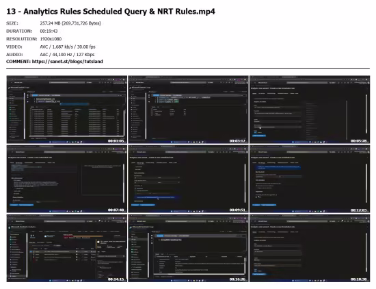SOC Analyst Micro Course - Azure Sentinel Training