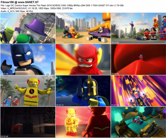 Lego DC Comics Super Heroes The Flash 2018 NORDiC ENG 1080p BRRip x264 DD5.1-TWA