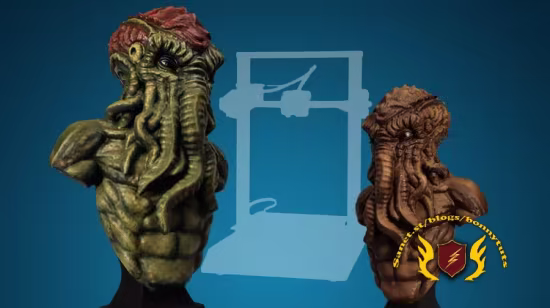 3D Printing Through To Painting