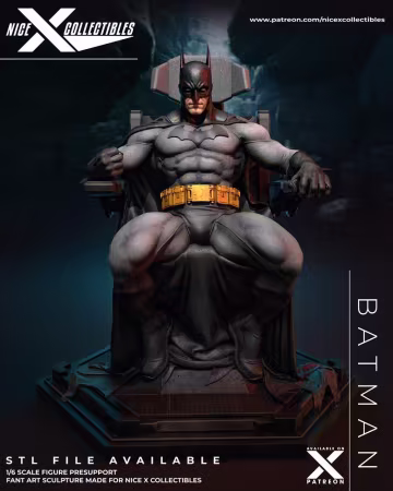 Nice X Collectibles – Batman Throne – 3D Print Model