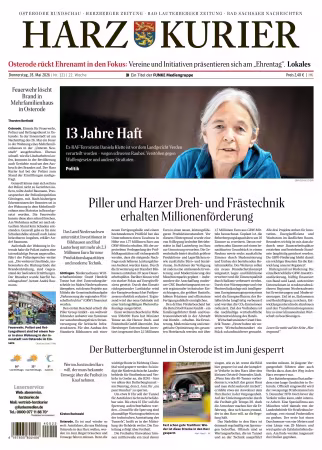 Harz Kurier - 28 Mai 2026