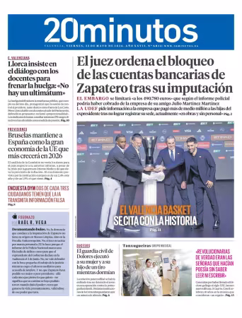 20 Minutos Valencia - 22 mayo 2026