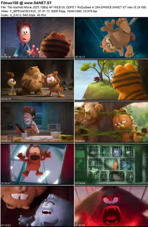 The Garfield Movie 2025 1080p NF WEB-DL DDP5.1 RoDubbed H264-SPWEB