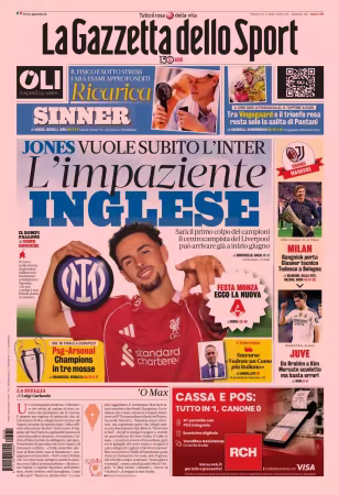 La Gazzetta dello Sport Napoli - 30 maggio 2026