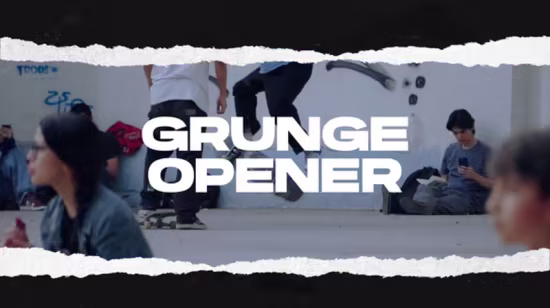 EE - Dynamic Grunge Urban Sports Intro with Torn Paper Transitions - M6B5FYD