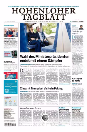 Hohenloher Tagblatt - 15 Mai 2026