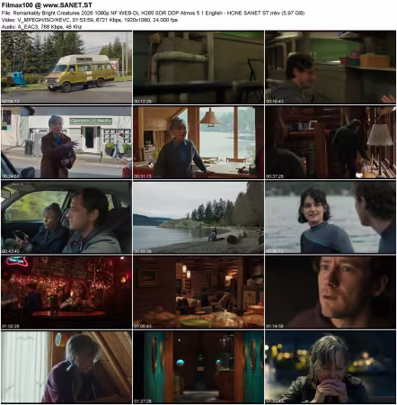 Remarkably Bright Creatures 2026 1080p NF WEB-DL H265 SDR DDP Atmos 5.1 English - HONE
