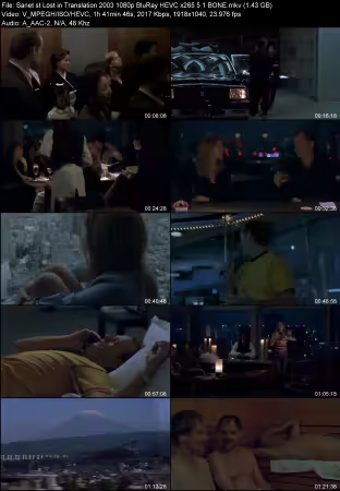 Lost in Translation 2003 1080p BluRay HEVC x265 5.1 BONE