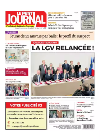 Le Petit Journal L'hebdo du Pays Toulousain - 15 mai 2026