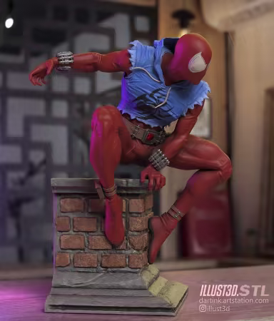 illust3d – Scarlet Spider Fanart – 3D Print Model