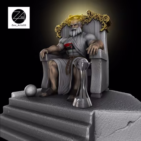 Mascote Sao Paulo Rei – 3D Print Model