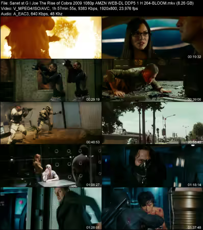 G.I. Joe The Rise of Cobra 2009 1080p AMZN WEB-DL DDP 5.1 H264-BLOOM