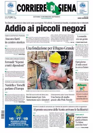 Corriere di Siena - 16 maggio 2026