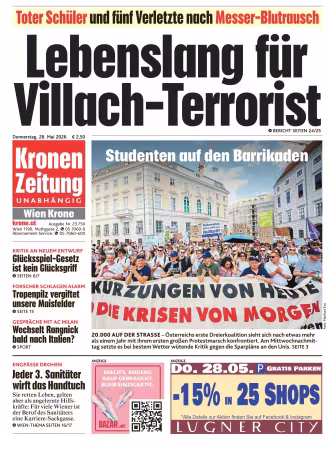 Kronen Zeitung - 28 Mai 2026