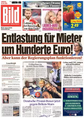 Bild Zeitung - 02 Mai 2026