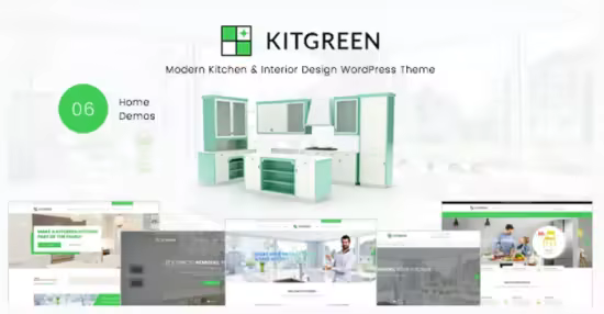 Themeforest - KitGreen v3.1.8 - Modern Kitchen &amp; Interior Design 21573404