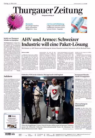 Thurgauer Zeitung - 15 Mai 2026
