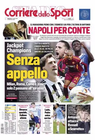 Corriere dello Sport - 24 maggio 2026