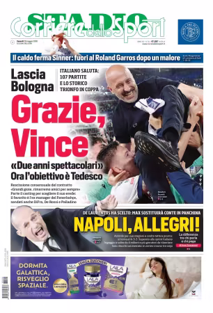 Corriere dello Sport Stadio (Bologna) - 29 maggio 2026