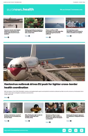 Euronews Health (English) Compiled Edition - 14 May 2026