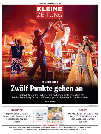 Kleine Zeitung Kaernten - 16 Mai 2026