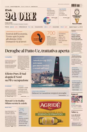 Il Sole 24 Ore - 19 maggio 2026